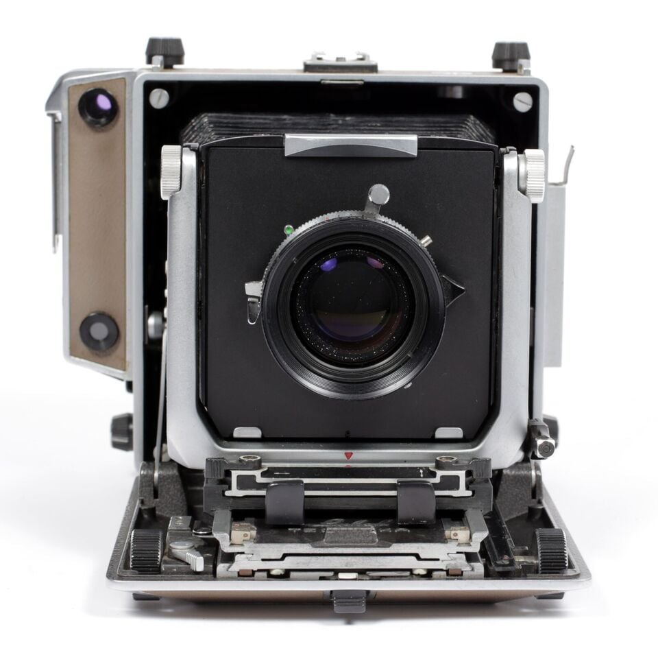 Linhof Technika V 4X5 camera w/ 150mm + 210mm MC Lenses + film +holders  (#9306)